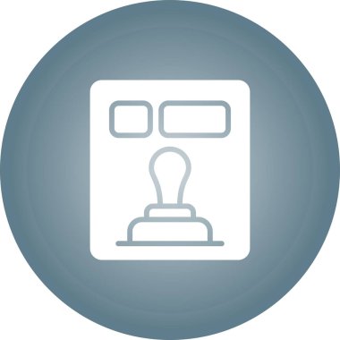 Modern Pul Aracı simgesinin vektör çizimi   