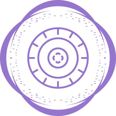 hedef ağ simgesi, vektör illüstrasyonu