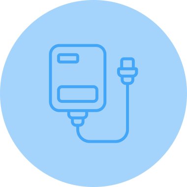 dış sabit sürücü simgesi, vektör çizim  