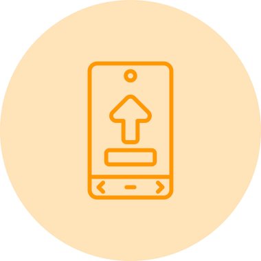 Web simge vektör çizim upload