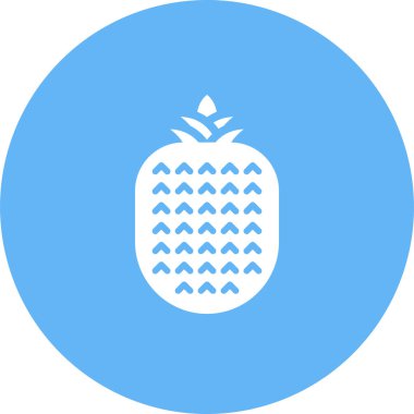 ananas meyve simgesi, web illüstrasyonu