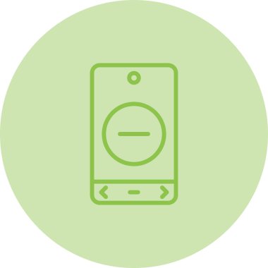 Simge işaret vektörü illüstrasyonunu sil 