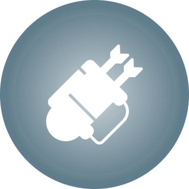 Oklarla dolu bir ok kılıfının basit simgesi, vektör illüstrasyonu