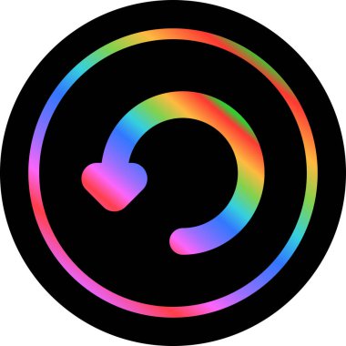 Sembolü çevir. Web simgesi basit tasarım