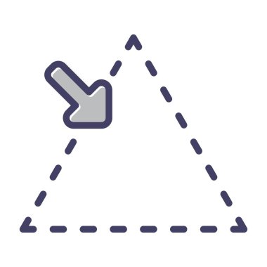 Simge, vektör illüstrasyonu basit tasarımı seç