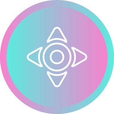 Web simgesini basit illüstrasyonla kaydır