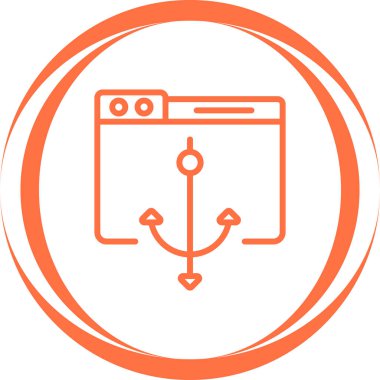 Web sitesi İnşa Simgesi. Web Geliştirme Kodlama Çizgi Çizgisi Mühendislik Uygulamaları ve Web Siteleri için Sanat Vektörü Simgesi