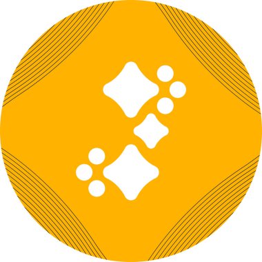 Sparkles modern simgesinin vektör illüstrasyonu