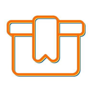 kutusu web simge vektör çizim 