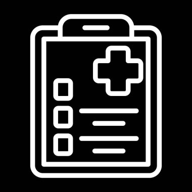 belge simgesi, vektör illüstrasyonu basit tasarım