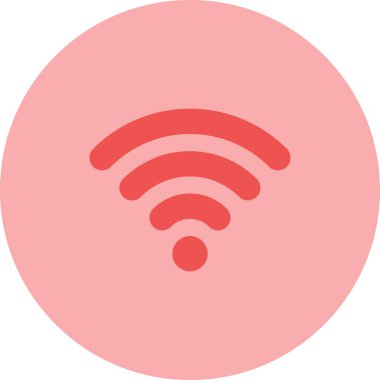 wifi sinyal ağ simgesi, vektör illüstrasyonu 