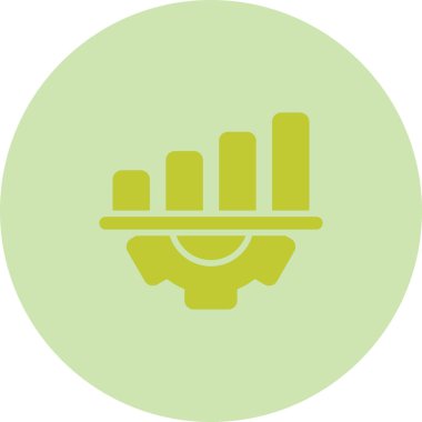 Performans İyimseme simgesinin vektör çizimi