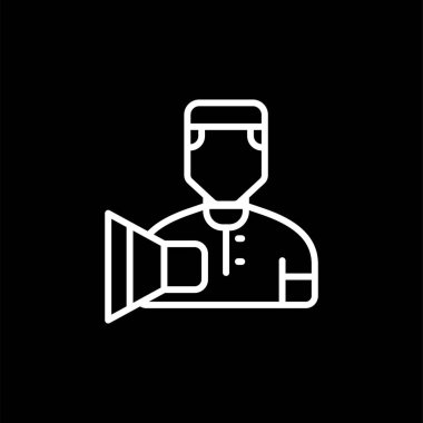 user icon, vector illustration simple design