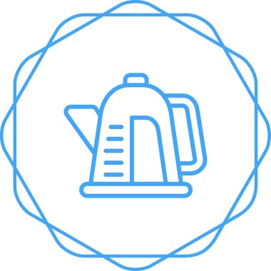 Kettle simge vektör illüstrasyonu