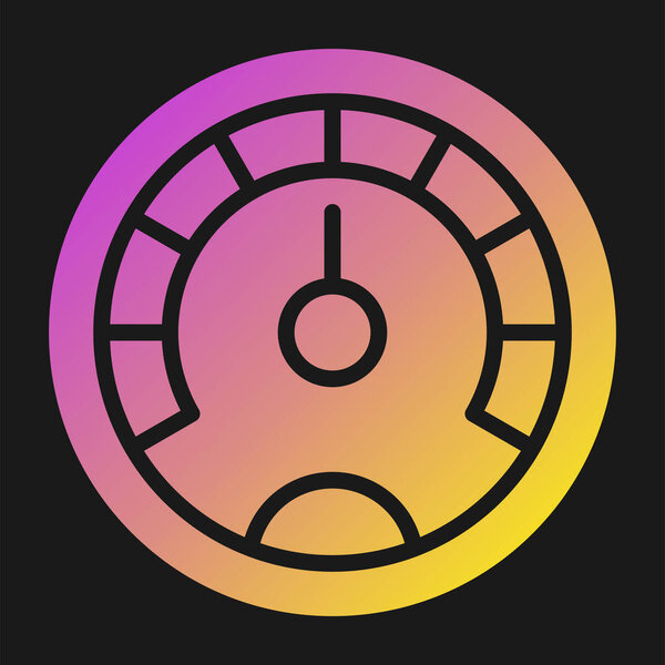 vector illustration of Performance web  icon 