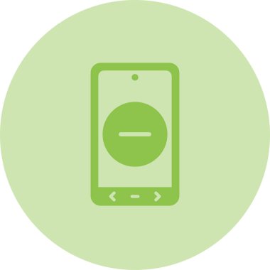 Simge işaret vektörü illüstrasyonunu sil 