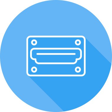 hdmi simgesi, web tasarımı için resimleme