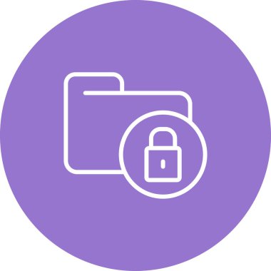 Secure Folder icon, vector illustration