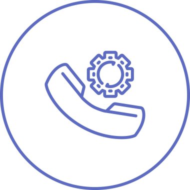 telefon arama simgesi, vektör illüstrasyonu 