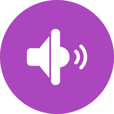 ses simgesi, vektör illüstrasyonu