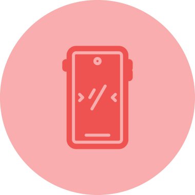 akıllı telefon web simgesi vektör çizimi 