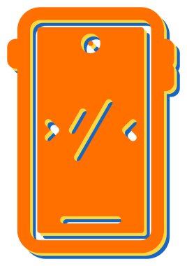 akıllı telefon web simgesi vektör çizimi 