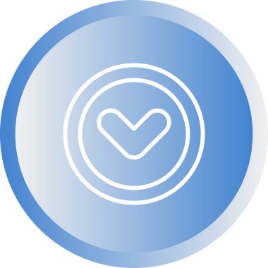 İşaret simgesini işaretle. vektör illüstrasyonu 