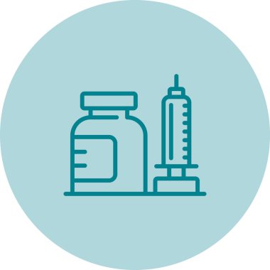 - Uyuşturucu. Web simgesi basit illüstrasyon