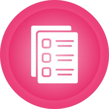 Belge simgesinin vektör illüstrasyonu 