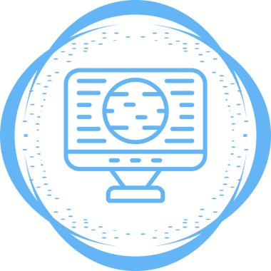 Ayrı arkaplanda büyüteç ya da araştırma simgesi, düz vektör grafiği