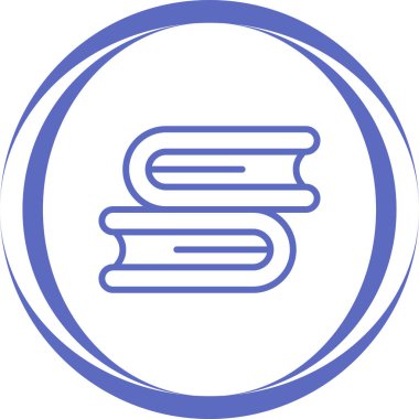 kitaplar düz simge, vektör illüstrasyonu