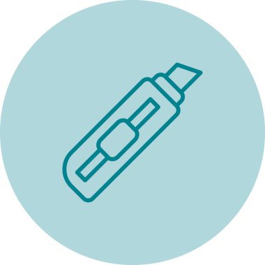 Bıçak. Web simgesi basit illüstrasyon