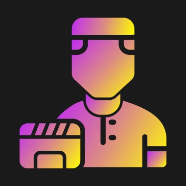 user icon, vector illustration simple design