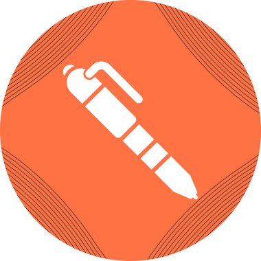 kalem simgesinin vektör illüstrasyonu 