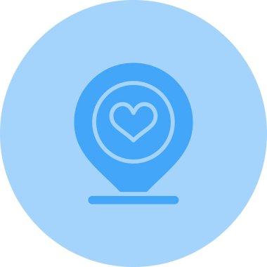 Aşk iğne çizgisi vektör illüstrasyonu 