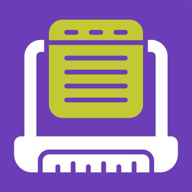 dizüstü bilgisayar web simgesi, vektör illüstrasyonu