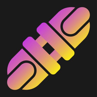 Fiş. Web basit simgesi illüstrasyonu