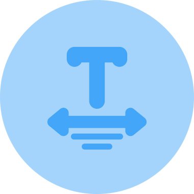 Metin simgesinin vektör illüstrasyonu