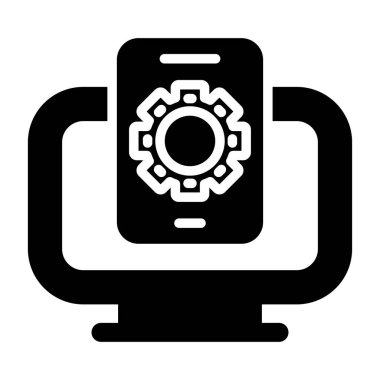  Aygıtlar web simgesi basit tasarımı