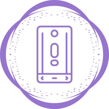 akıllı telefon web simgesi vektör çizimi 