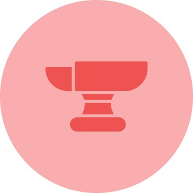 örs simgesi, vektör illüstrasyonu basit tasarım