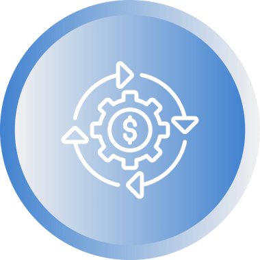 Basit illüstrasyon web simgesine mal olur