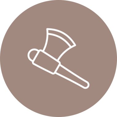 Balta. Web simgesi basit illüstrasyon