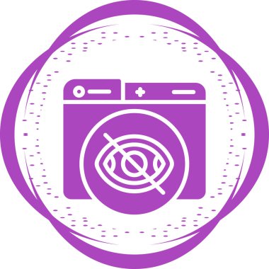 Özel. Web simgesi basit illüstrasyon