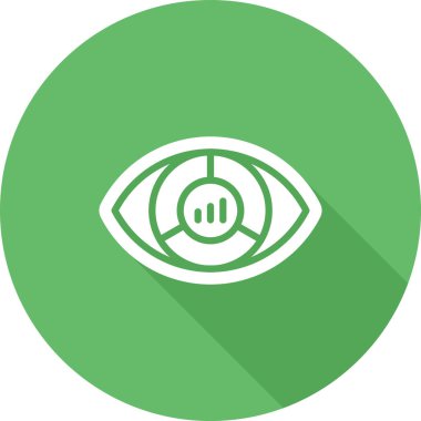 Veri Görselleştirme simgesi, vektör illüstrasyonu 