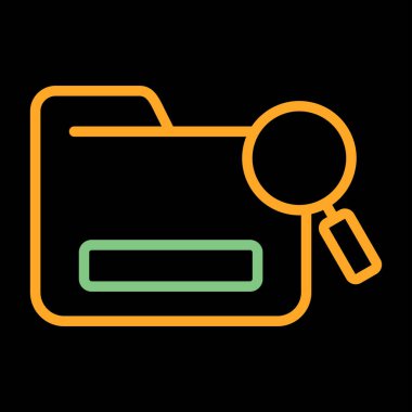 vektör Belgesi Erişim simgesi çizimi tasarımı