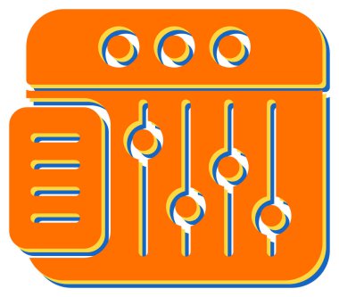 Tarayıcı web simgesi, basit illüstrasyon