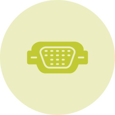vga port simgesi web illüstrasyonu