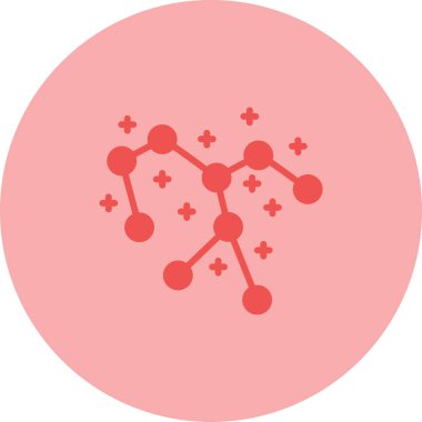 Takımyıldızı. Web simgesi basit tasarım