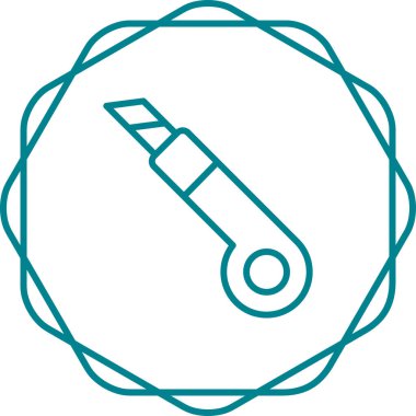 Cıvata kesici. modern simge web basit illüstrasyon